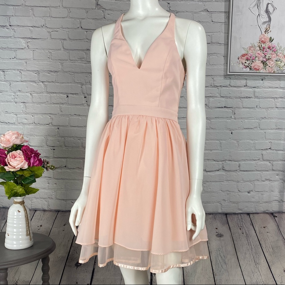 Maniju Soft Pink Dress/Prom Size: Small - Picture 1 of 17